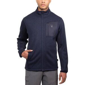 Spyder Men's Full Zip Jacket Mens Medium Navy Blue